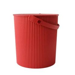 Hink med lock 20L, Omnioutil, Röd