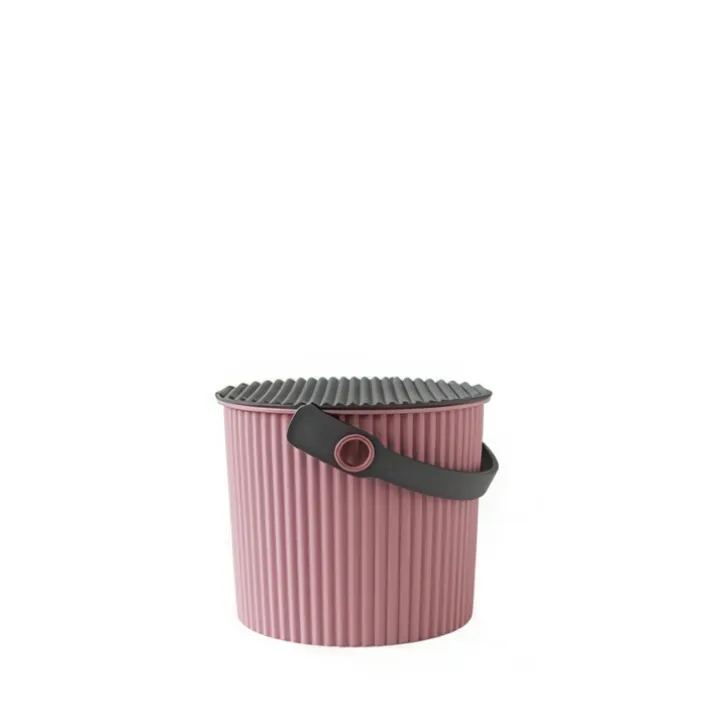 Hink med lock 4L, Omnioutil, Rosa/Grå