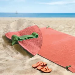 Hållare för strandhandduk, 4-pack
