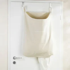 Hängande tvättkorg för dörr, Beige