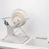 Hopfällbart diskställ, Brabantia, Ljusgrå