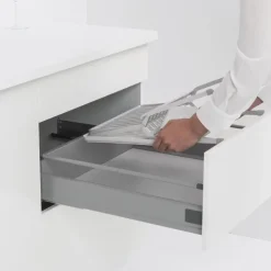 Hopfällbart diskställ, Brabantia, Ljusgrå