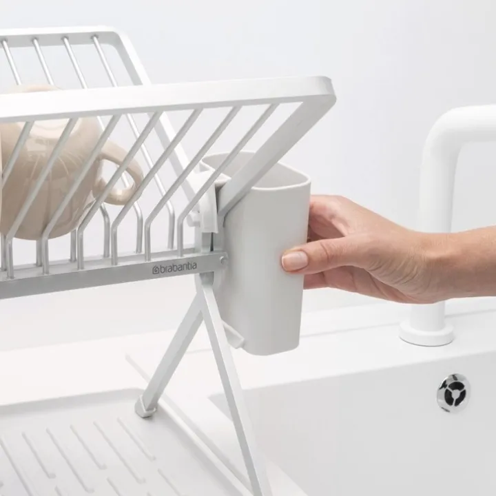 Hopfällbart diskställ, Brabantia, Ljusgrå