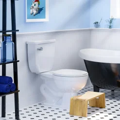 Hopfällbar toapall i bambu, Squatty Potty