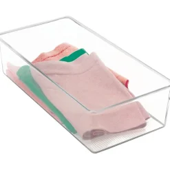 Insatslåda i plast, 30,5x15,2cm, iDesign