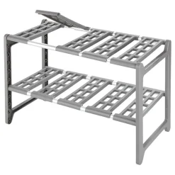Justerbar förvaringshylla under diskbänk, 45-80cm