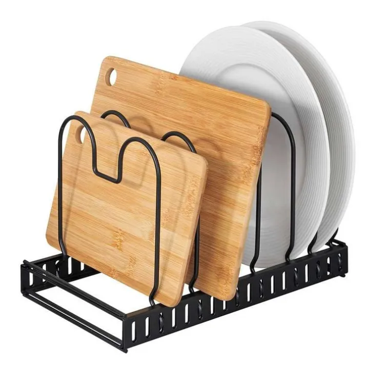 Justerbar stekpannsförvaring, 30-57cm