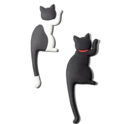 Kattformad magnetkrok 2-pack