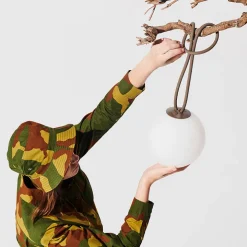Klotformad trädgårdslampa Fatboy