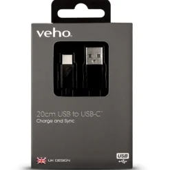Kort USB-kabel, 20 cm