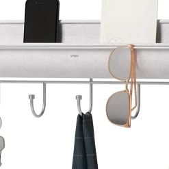 Kroklist med förvaring, UMBRA HAMMOCK ORGANIZER, 41,5 x H 18 cm Ljusgrå