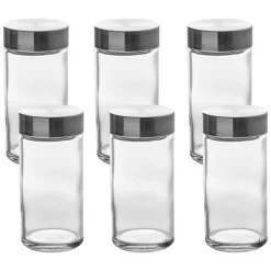 Kryddburkar i glas 6-pack, 5five