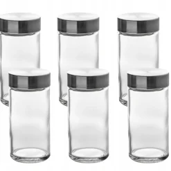 Kryddburkar i glas 6-pack, 5five