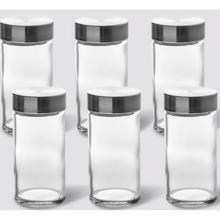 Kryddburkar i glas 6-pack, 5five