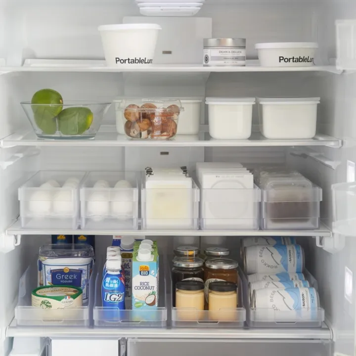 Kylskåpsförvaring med avdelare, Yamazaki