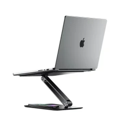 Laptopställ med Qi-laddning