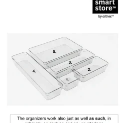 Lådinredning för småförvaring, 10x10x6cm, SmartStore