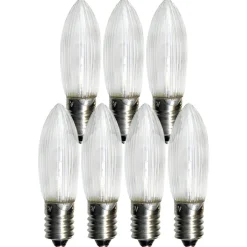 LED-lampor till ljusstakar och julgransljus 7-pack