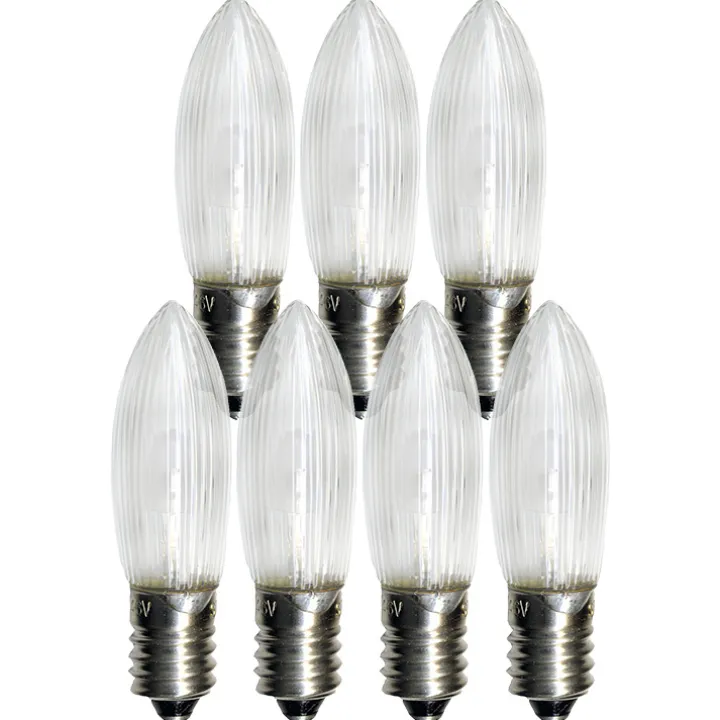 LED-lampor till ljusstakar och julgransljus 7-pack