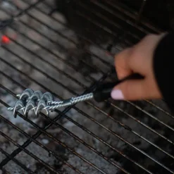 Liten grillborste i rostfritt stål