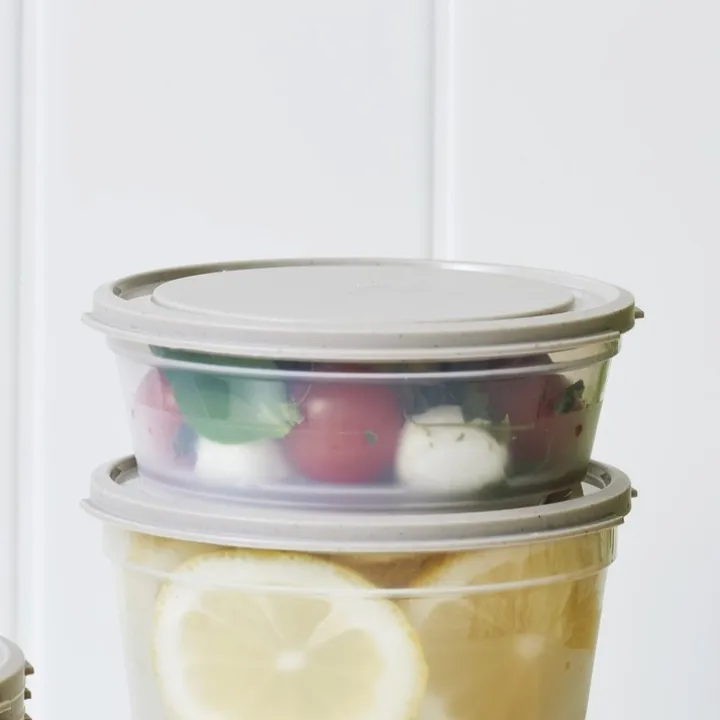 Liten matlåda rund 0,3L, SmartStore, Grå