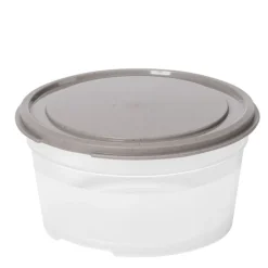 Liten matlåda rund 0,45L, SmartStore, Grå