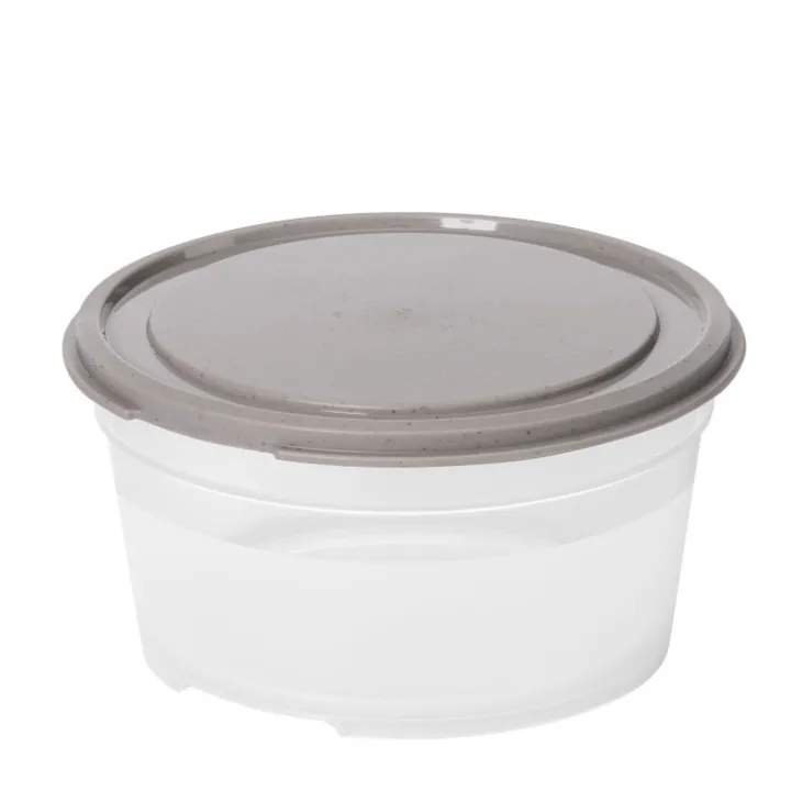 Liten matlåda rund 0,45L, SmartStore, Grå