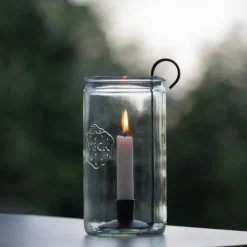 Ljushållare med glasburk