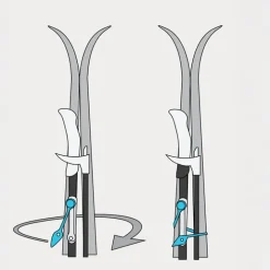 Längdskidhållare 2-pack, Lyly-Strap