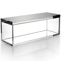 Långsmal smyckesask, Silver
