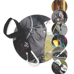 Loop fästband med karbinhake 2-pack