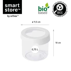 Lufttät rund behållare 0,75L, SmartStore Vision