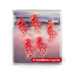 Magnetfigur 5-pack, Flamingo