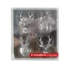 Magnetfigur 4-pack, Hjort och Stenbock