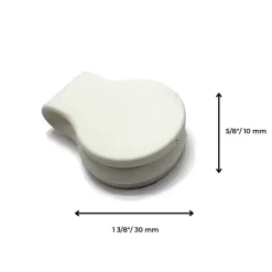 Magnetisk duschdraperihållare 4-pack