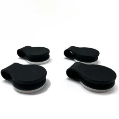 Magnetisk duschdraperihållare 4-pack