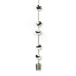 Magnetisk fotohängare med tyngd och 8 hjärtmagneter 150cm