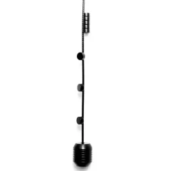 Magnetisk fotohängare med tyngd och 8 magneter 150cm, Svart