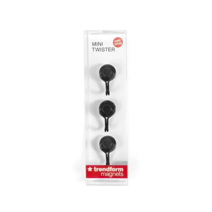 Magnetkrok mini 3-pack, Svart