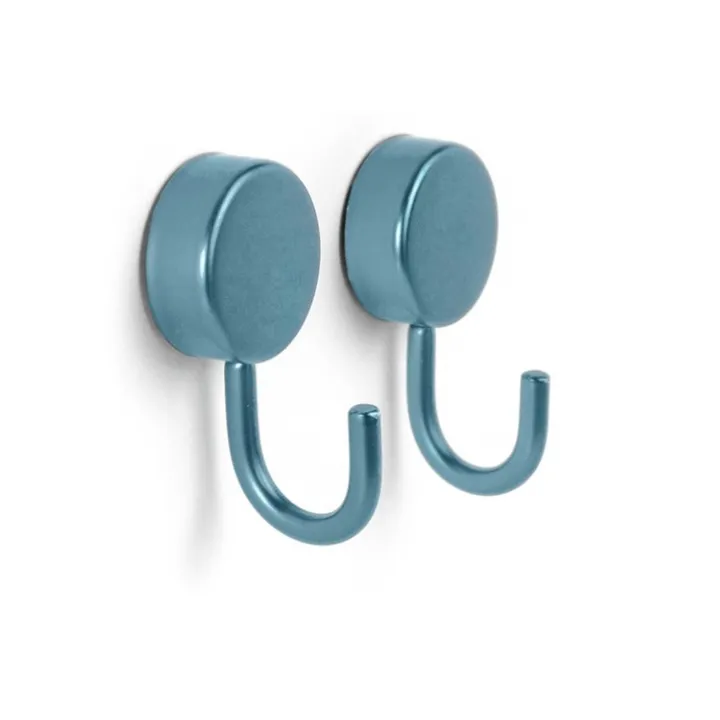 Magnetkrok 2-pack, Silverblå