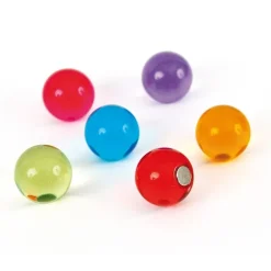Magnetkulor 6-pack, Färgglada