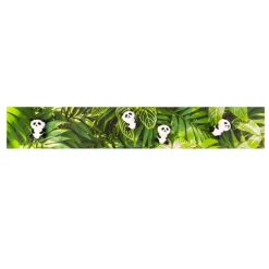 Magnetlist med 6 figurmagneter, 30cm, Panda