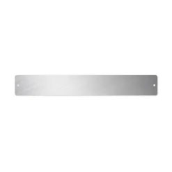 Magnetlist med 6 magneter, 35cm, Silver