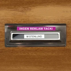 Magnetskylt Ingen Reklam Tack