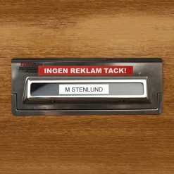 Magnetskylt Ingen Reklam Tack