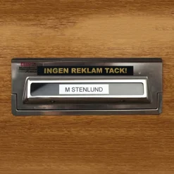 Magnetskylt Ingen Reklam Tack