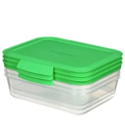 Matlåda i plast 3-pack 1L, Sistema