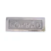 Metallskylt, Förråd