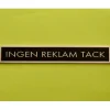 Metallskylt, Ingen reklam tack, Svart