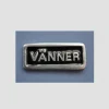 Metallskylt med ram, Vänner, Svart